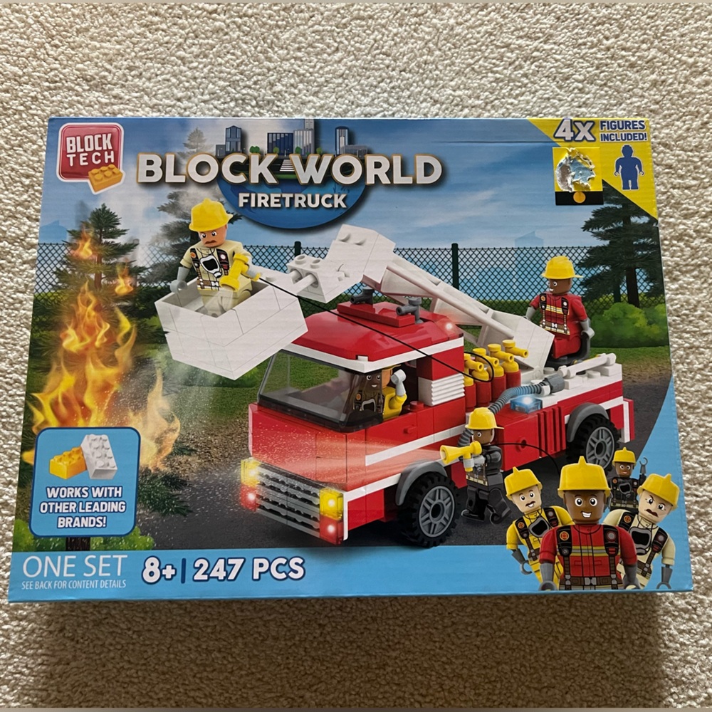 Block World Fire Truck